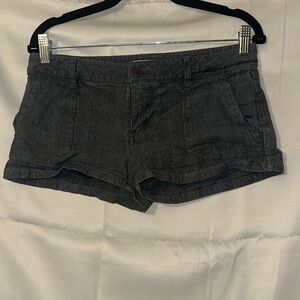 Low rise Vintage Volcom Denim Shorts   Size:US 7 charcoal